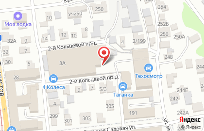 Техцентр 4 Колеса в Кировском районе на карте