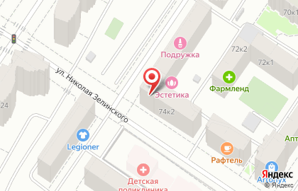 Спортивно-танцевальный клуб Монамур на улице Пермякова на карте