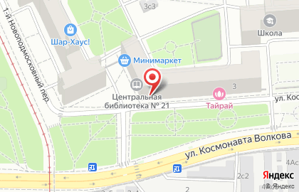 Салон мебели Карельская сосна на улице Космонавта Волкова на карте