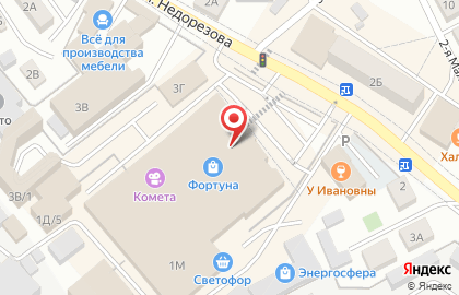 Магазин Посуда Центр на улице Недорезова на карте