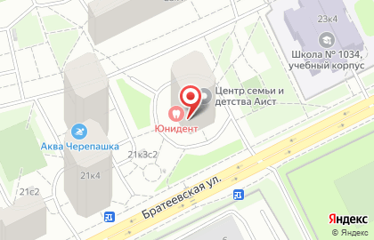 Амакидс на Братеевской улице на карте