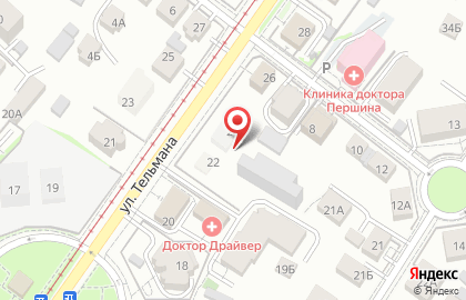 Семья на улице Тельмана на карте