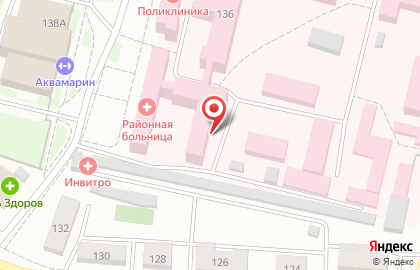 Семилукская центральная районная больница им. А.В. Гончарова на улице 25 лет Октября на карте