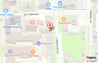 Центр развития интеллекта для детей и взрослых Intellect Club на Советской улице на карте