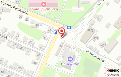Киоск по продаже овощей и фруктов на карте