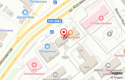 Азимут в Дзержинском районе на карте