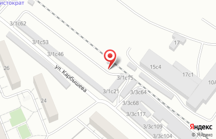 Автостоянка в Красноярске на карте