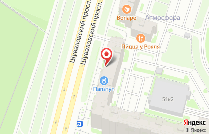 Универсам Манго в Приморском районе на карте