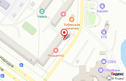 Медицинский центр на Комарова, 2 на карте