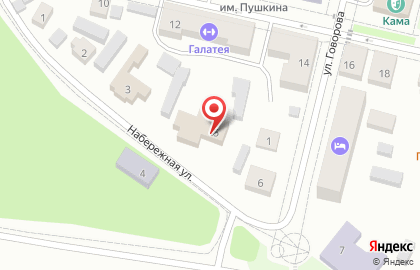 Исполнительный комитет Нижнекамского муниципального района на Набережной улице на карте