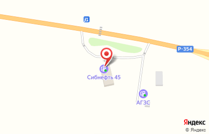 АЗС Сибнефть-Свердловскнефтепродукт в Кургане на карте