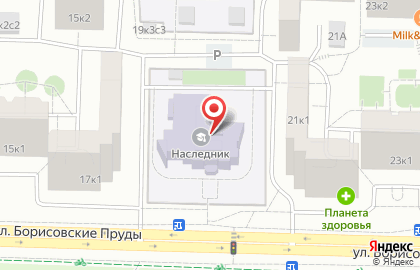 Детский теннисный клуб Магия тенниса на улице Борисовские Пруды на карте