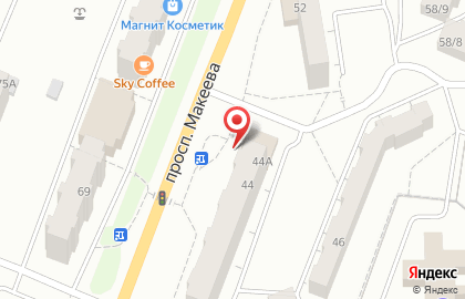 Салон кухонной мебели Хочукухню на проспекте Макеева на карте