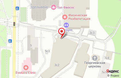 БЦ Эдельвейс на Славянском бульваре на карте
