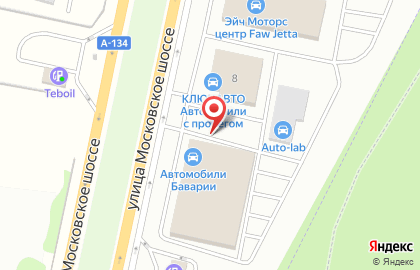 Автосалон Модус на Московском шоссе на карте