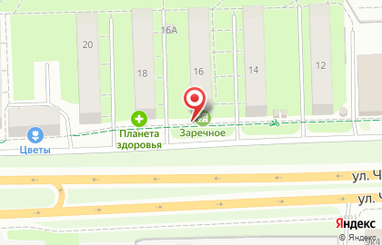 Туристическая деревня Заречное в Свердловском районе на карте