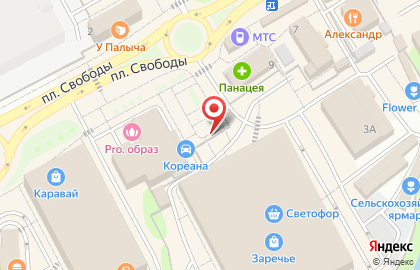 Киоск быстрого питания PlovTrack на карте