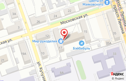 Агентство недвижимости Центр на Московской улице на карте