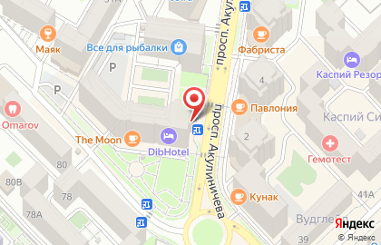 Магазин мясной продукции Славный край в Каспийске на карте