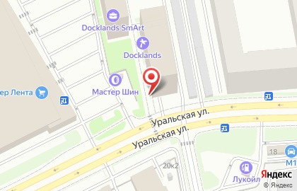Автомойка на улице Уральская 25 на карте