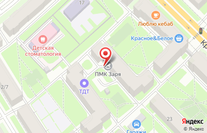 Подростково-молодежный клуб Заря на карте