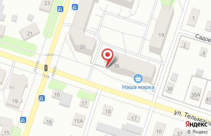 Супермаркет Лион на улице Тельмана на карте
