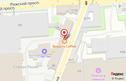 Ул степана разина спб карта