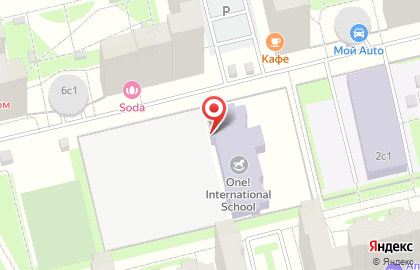 Частный детский сад ONE! International School в ЖК «Южная Битца» на карте