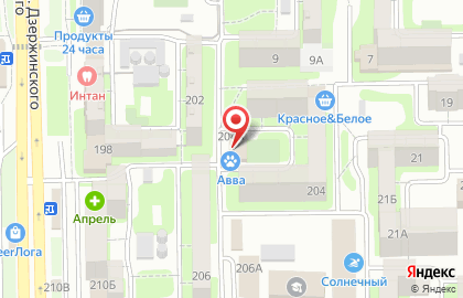 Ветеринарная клиника Авва на карте