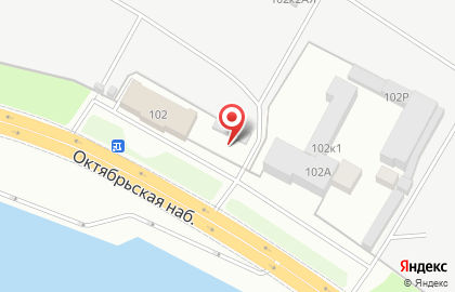 Ленколесо на Октябрьской набережной на карте