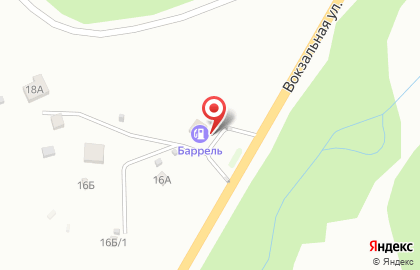 Баррель на Вокзальной улице на карте