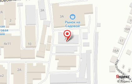 Рощинский на Садовой улице на карте