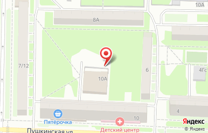Квант на Пушкинской улице на карте