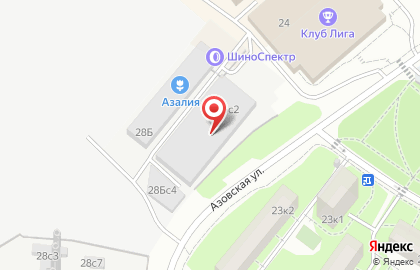 UPS на Азовской улице на карте