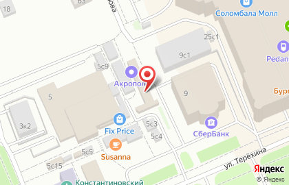 Продовольственный магазин в Архангельске на карте