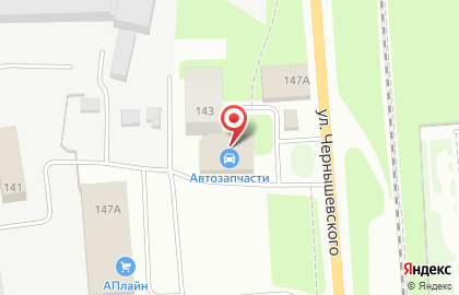 Автосалон АС-Авто на улице Чернышевского на карте