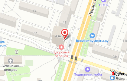 Магазин косметики и бытовой химии Магнит Косметик в Левобережном районе на карте