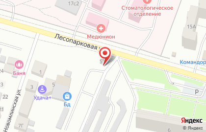 Автостоянка в Красноярске на карте