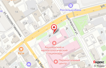 Городской перинатальный центр г. Иркутска на карте