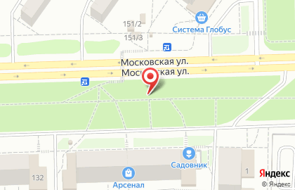 Данар на Московской улице на карте