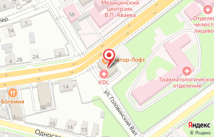 Клинико-диагностическая лаборатория KDL на улице Софьи Перовской на карте