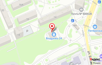 Буфет во Владимире на карте