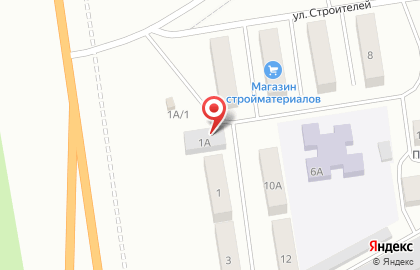 Продуктовый магазин Изобилие на улице Строителей на карте
