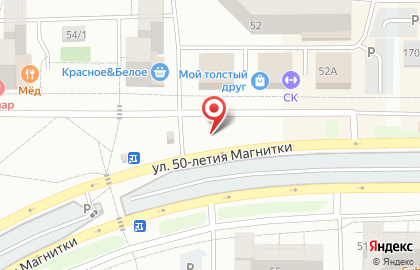 Автостоянка в Челябинске на карте