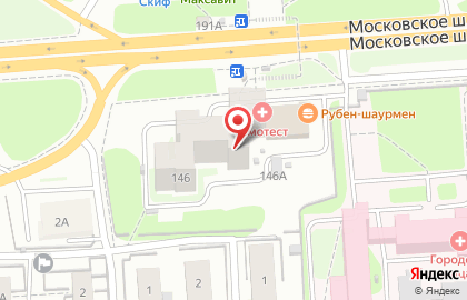Работа Сегодня на Московском шоссе на карте