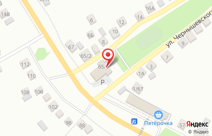 Продуктовый магазин на улице Хмелёва на карте