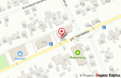 Магазин Золотой теленок на улице Чапаева на карте