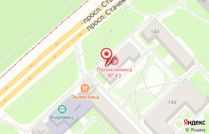 Супермаркет в Санкт-Петербурге на карте