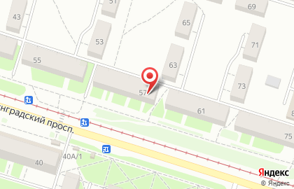 Ателье Модный дворик на Ленинградском проспекте на карте