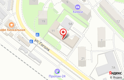 Магазин газового оборудования Мособлгаз на улице Гоголя на карте